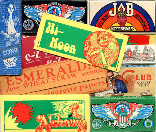 Collection Complete Paper A collection of 14 vintage packets of rolling papers, c. late 1970s ...