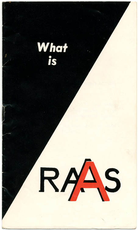 What is RAAS | RAAS, Racial Adjustment Action Society